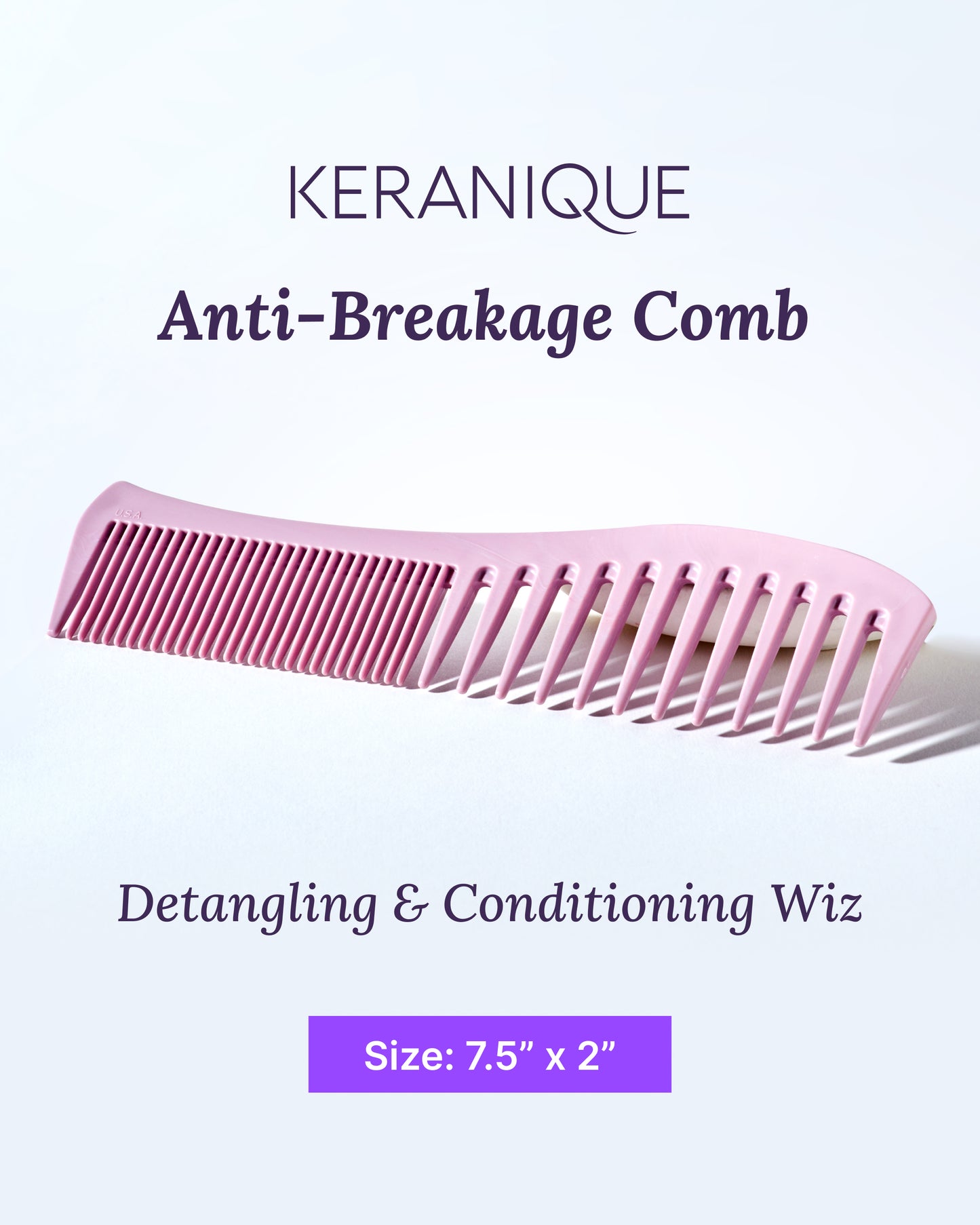 Anti-Breakage Detangling Comb